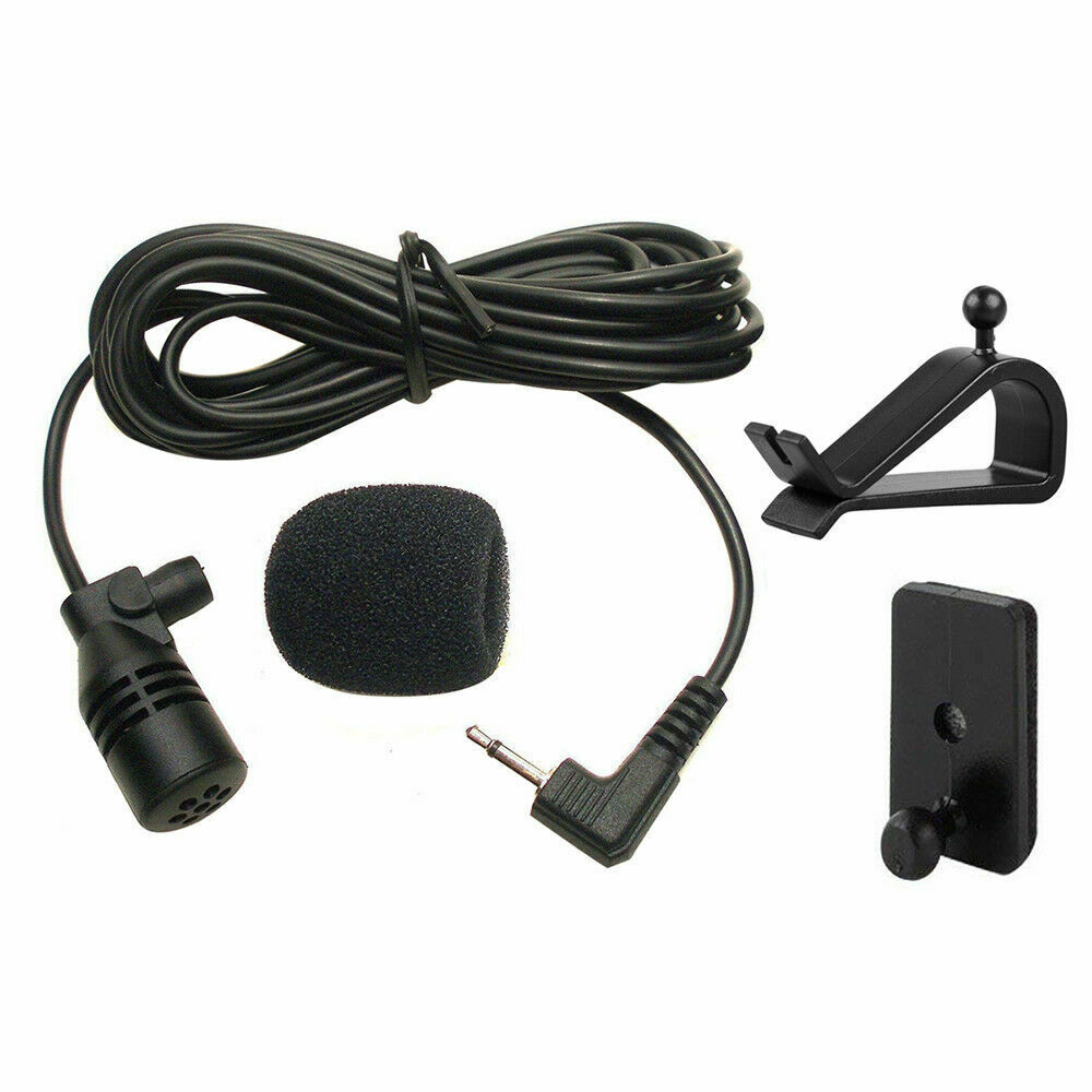 2.5mm Microphone For Car Stereo GPS DVD Bluetooth Enabled External Mic Fast Ship - Fresh Stock Dated December 2025