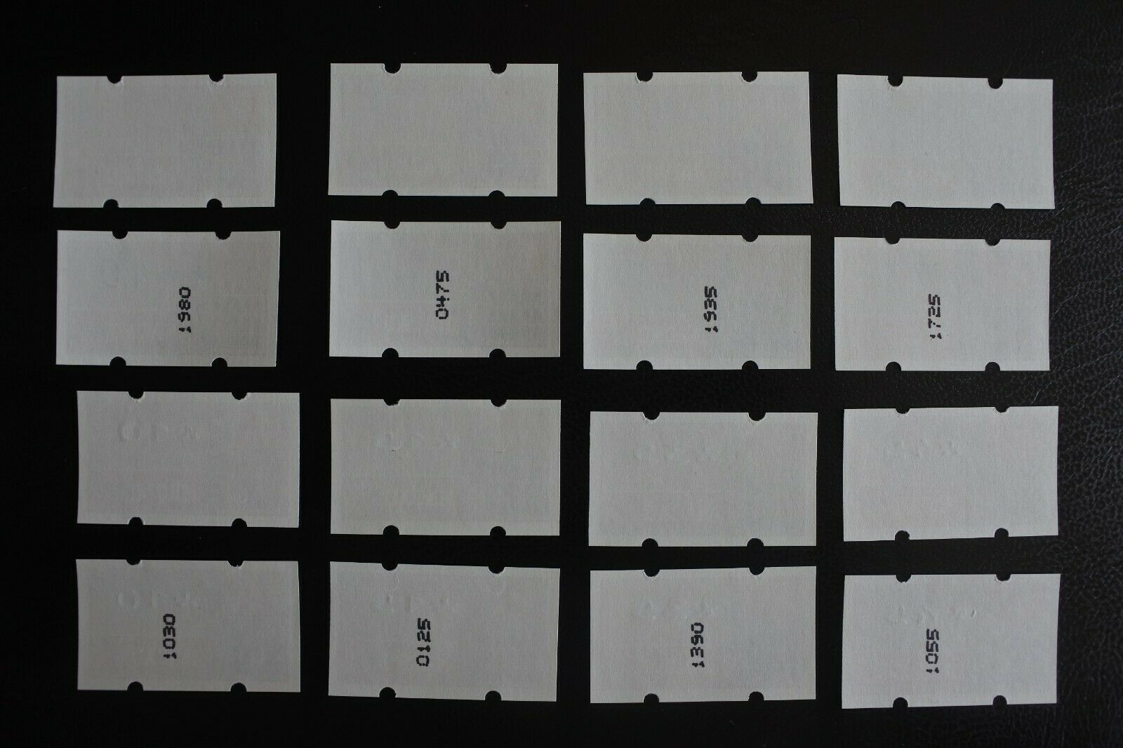 Macau: 1993 ATM Klüssendorf (8 values) + Nagler (8 values) - Fresh Stock Dated February 2026