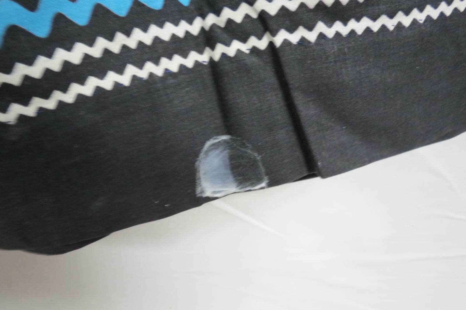 Vintage 50s Skirt Full Cotton Rik Rak Border Print Novelty Southwest Rockabilly - Fresh Stock Dated March 2026