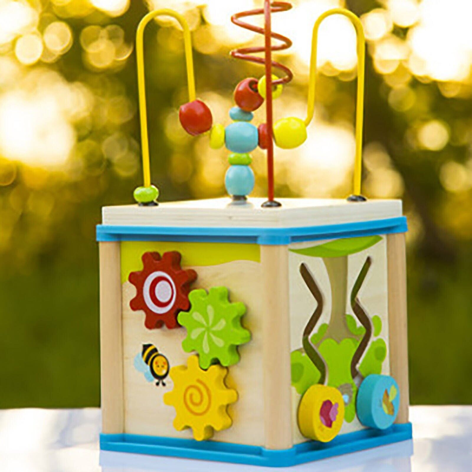 Four Sided Multifunctional Jewelry Box Baby Beading  Baby And Child Wooden - Fresh Stock Dated February 2026