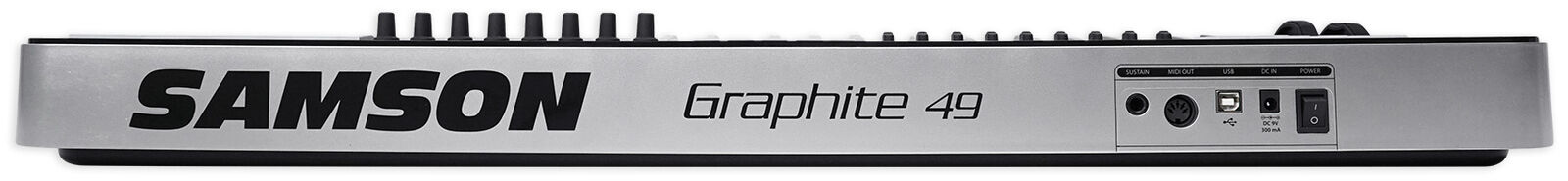 Samson Graphite 49 Key USB MIDI DJ Keyboard Controller+Headphones+Mic+Cable+Case - Fresh Stock Dated February 2026