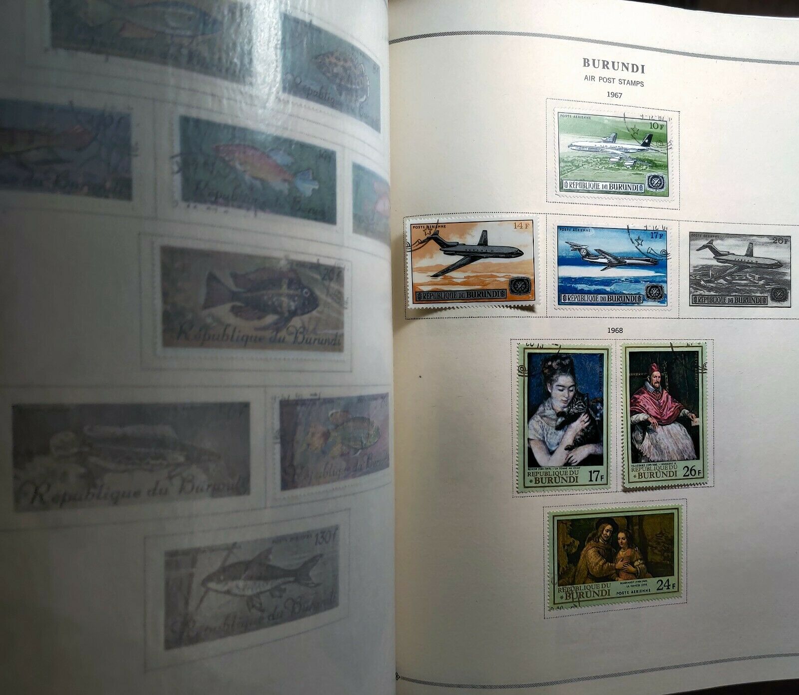 1962 to late 1970's Burundi Nice Collection in Hard Cover Album over 300 stamps. - Fresh Stock Dated December 2025