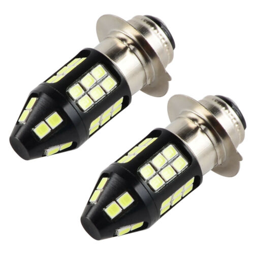 2X 6000K White LED Headlight Lamp Bulbs For Kawasaki Mule 600 610 3000 3010 4x4 - Fresh Stock Dated February 2026