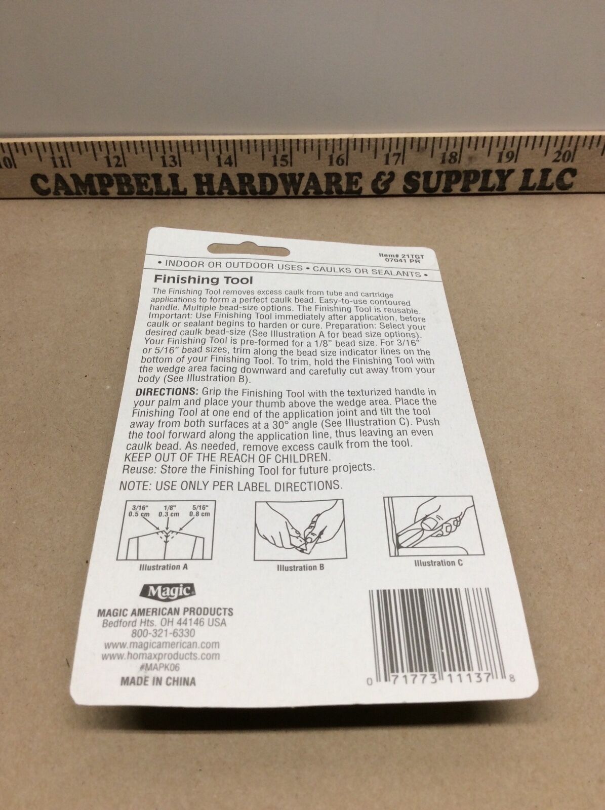 Finishing Essentials Caulking Finishing Tool (Lot of 5) - Fresh Stock Dated February 2026