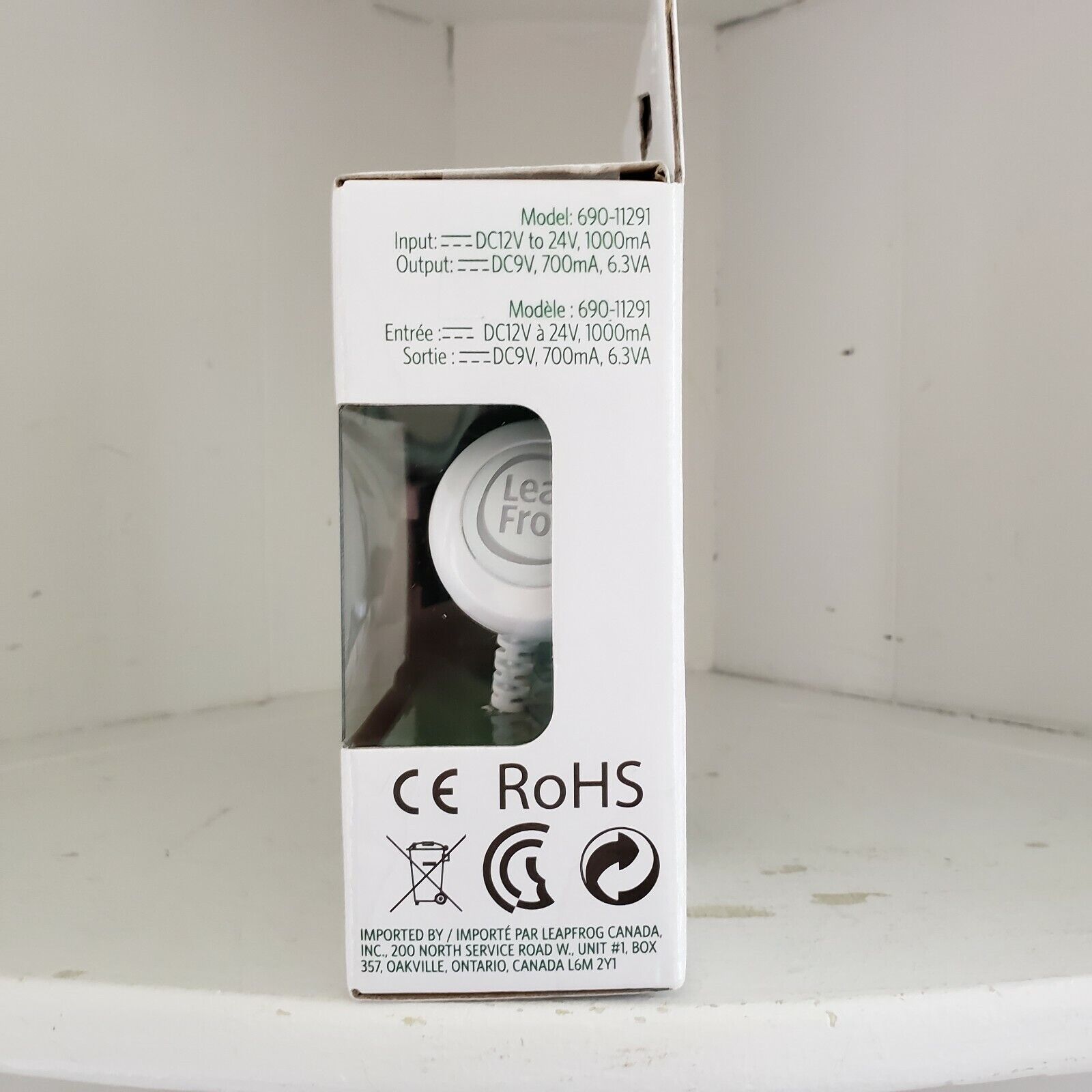 Leap Frog Car Adapter For LeapPad2 & LeapsterGS Genuine Boxed Model 690-11291 - Fresh Stock Dated February 2026