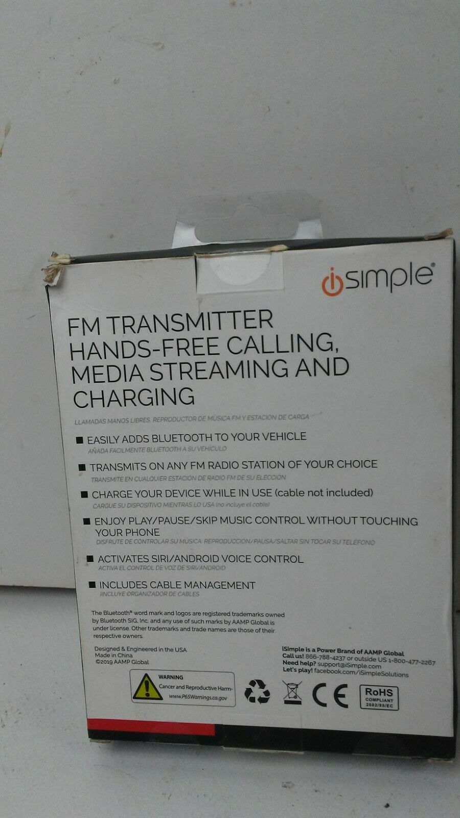 iSimple-Bluetooth Transmitter BTHFS430 - Fresh Stock Dated February 2026