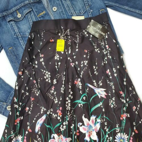 Vintage 70's Wrap Around Skirt size 9/10 Stonybrook Deadstock New Tags Floral - Fresh Stock Dated February 2026