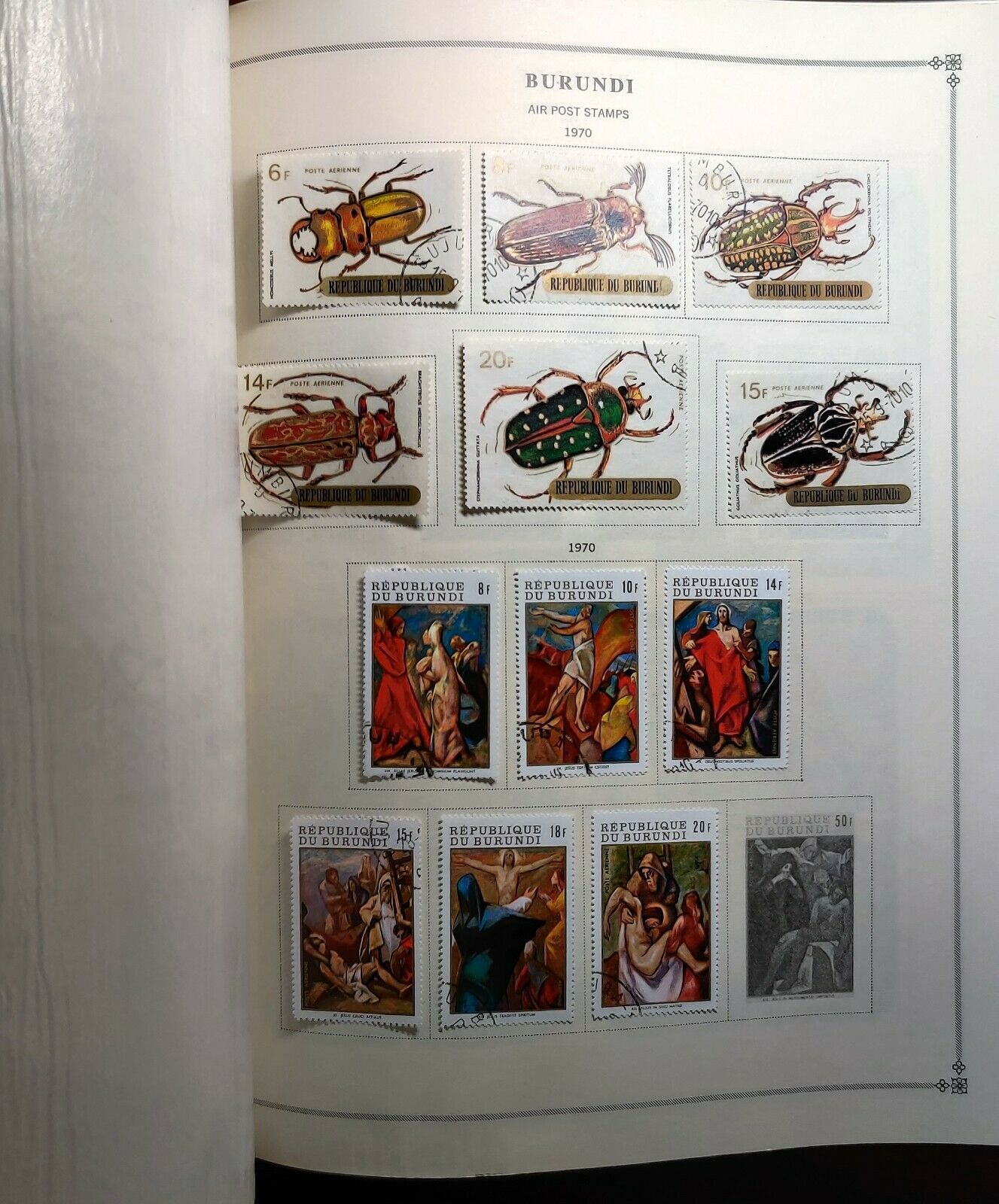 1962 to late 1970's Burundi Nice Collection in Hard Cover Album over 300 stamps. - Fresh Stock Dated December 2025