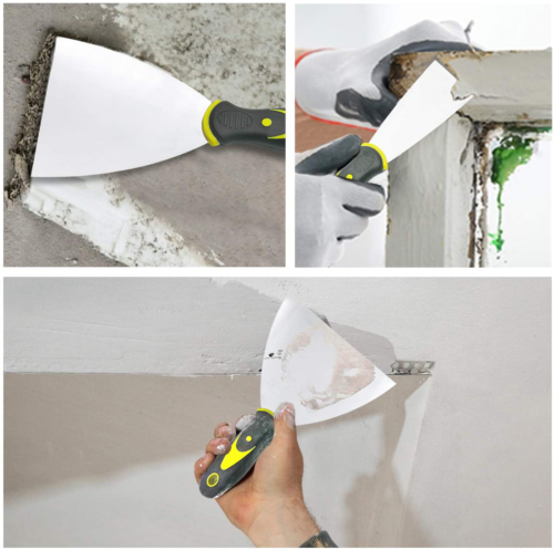 Metal Putty Scraper Set Dry Wall Putty Metal Scrapers Putty Decals Patching - Fresh Stock Dated February 2026