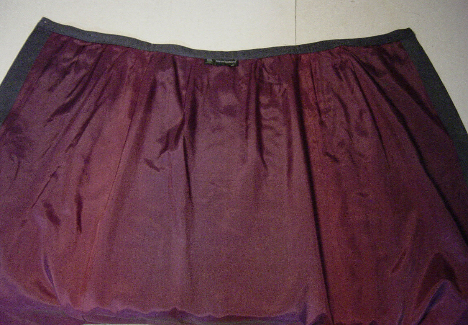 Harve Benard Womens Wrap Skirt Gray Wool 14 Pleated Lined Pockets Long Midi Vtg - Fresh Stock Dated March 2026