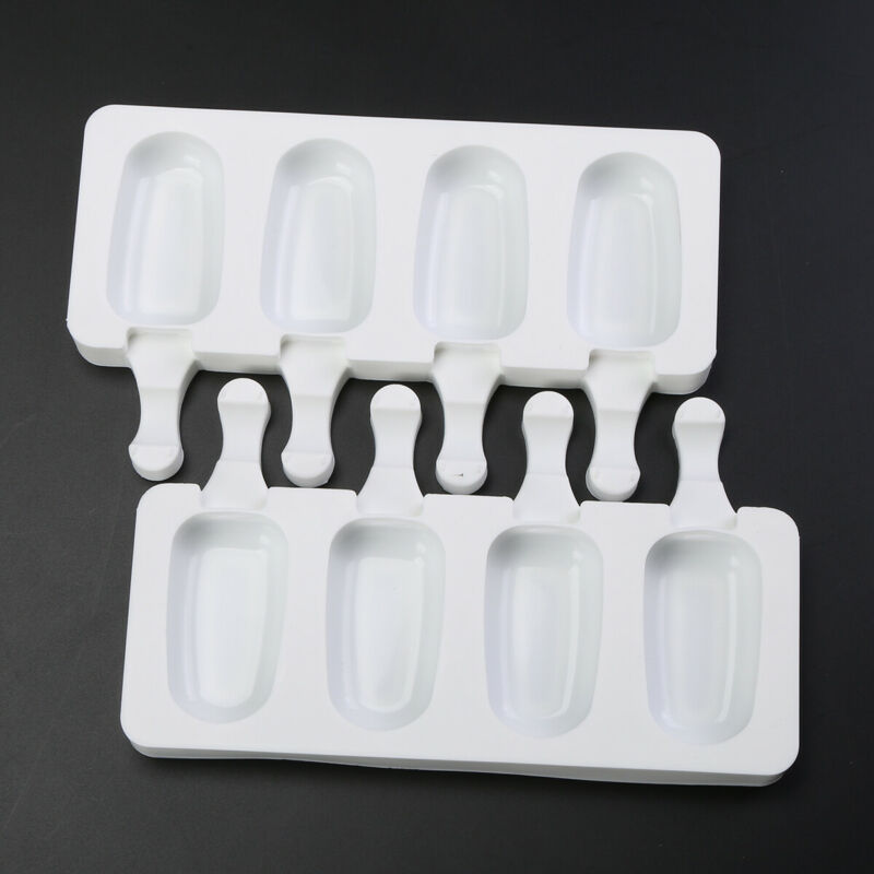 4Pack Cell Popsicle Molds Silicone DIY Frozen Ice Cream Mold Ice Lolly Pop Maker - Fresh Stock Dated December 2025