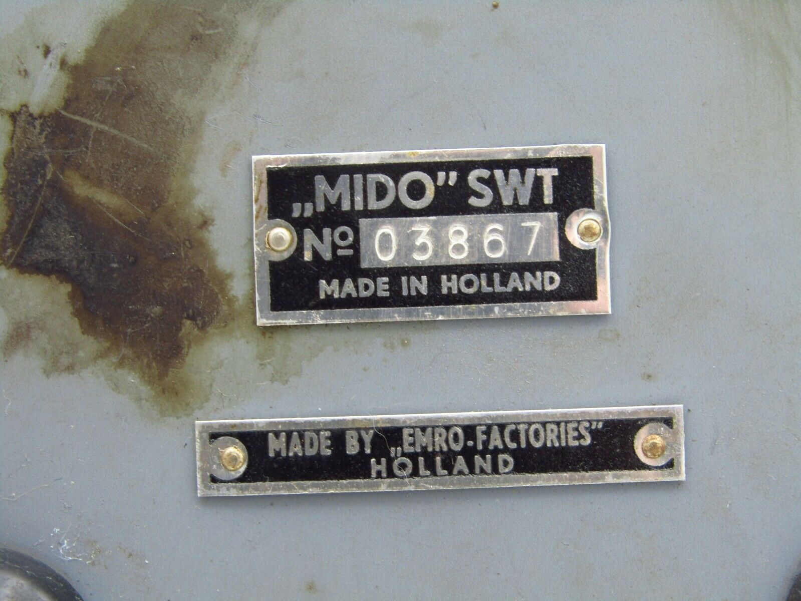 VINTAGE MIDO MULTIFORT SUPER WATERTEST PRESSURE CHAMBER FOR WATCHES UNTESTED - Fresh Stock Dated December 2025