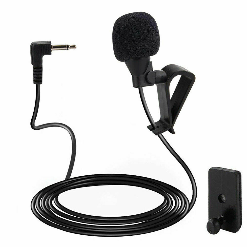 2.5mm Microphone For Car Stereo GPS DVD Bluetooth Enabled External Mic Fast Ship - Fresh Stock Dated December 2025