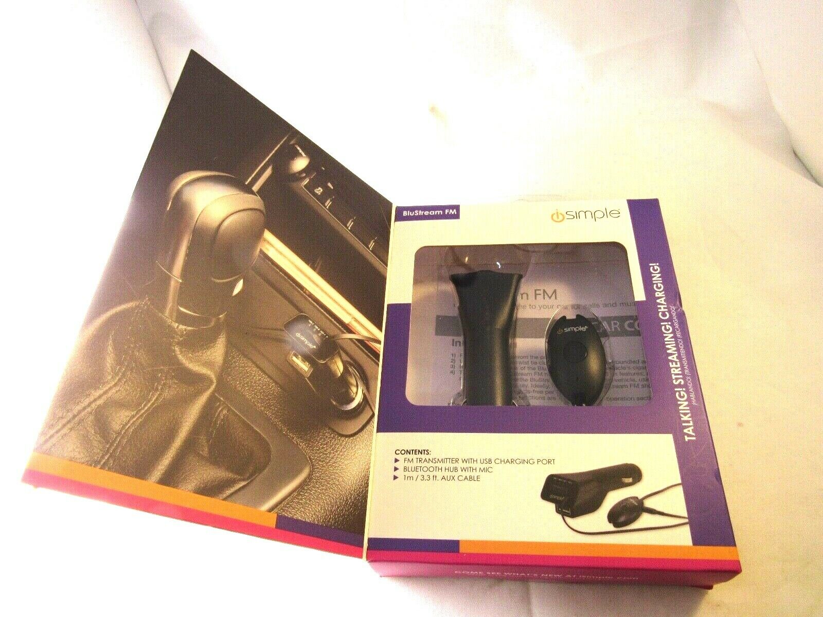 iSimple ISFM75 JamKast FM Transmitter for Select Apple Devices BRAND NEW - Fresh Stock Dated December 2025