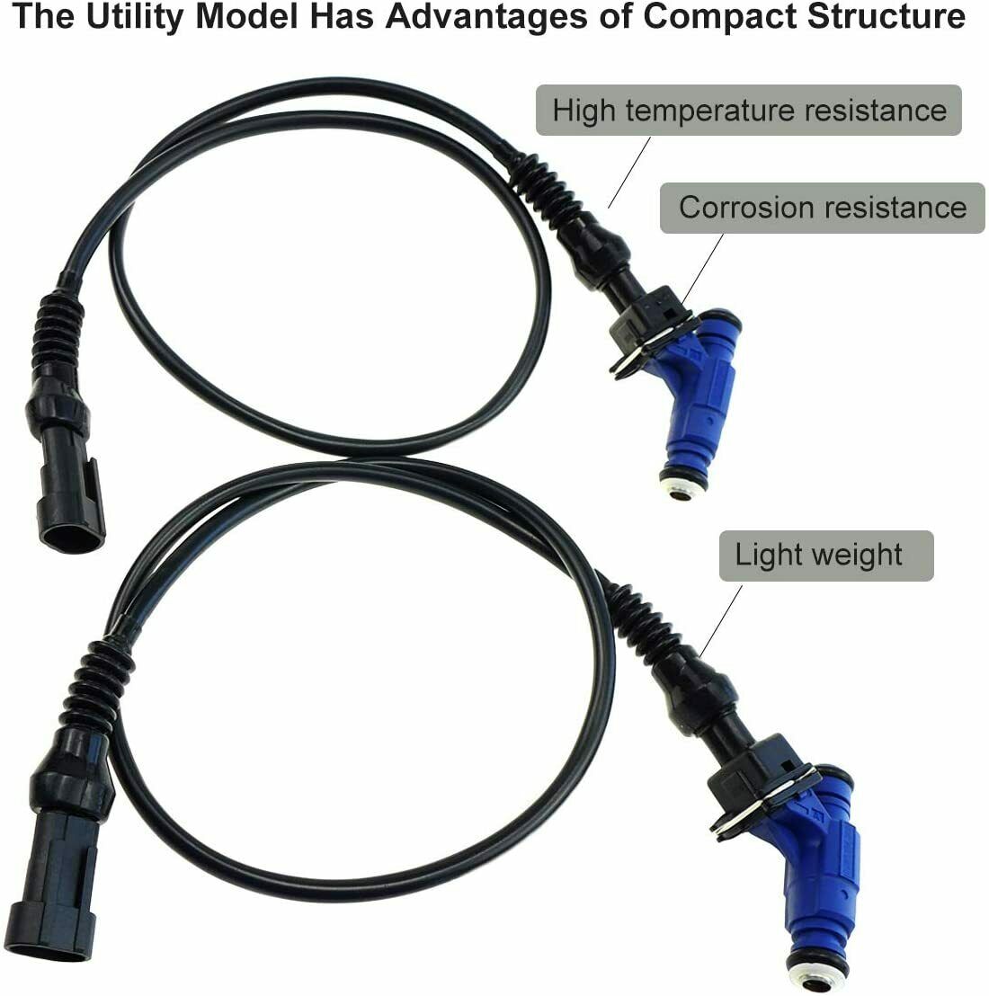 2X Fuel Injector Harness for Polaris Ranger XP 700 800 RZR Sportsman 1202863 NEW - Fresh Stock Dated February 2026