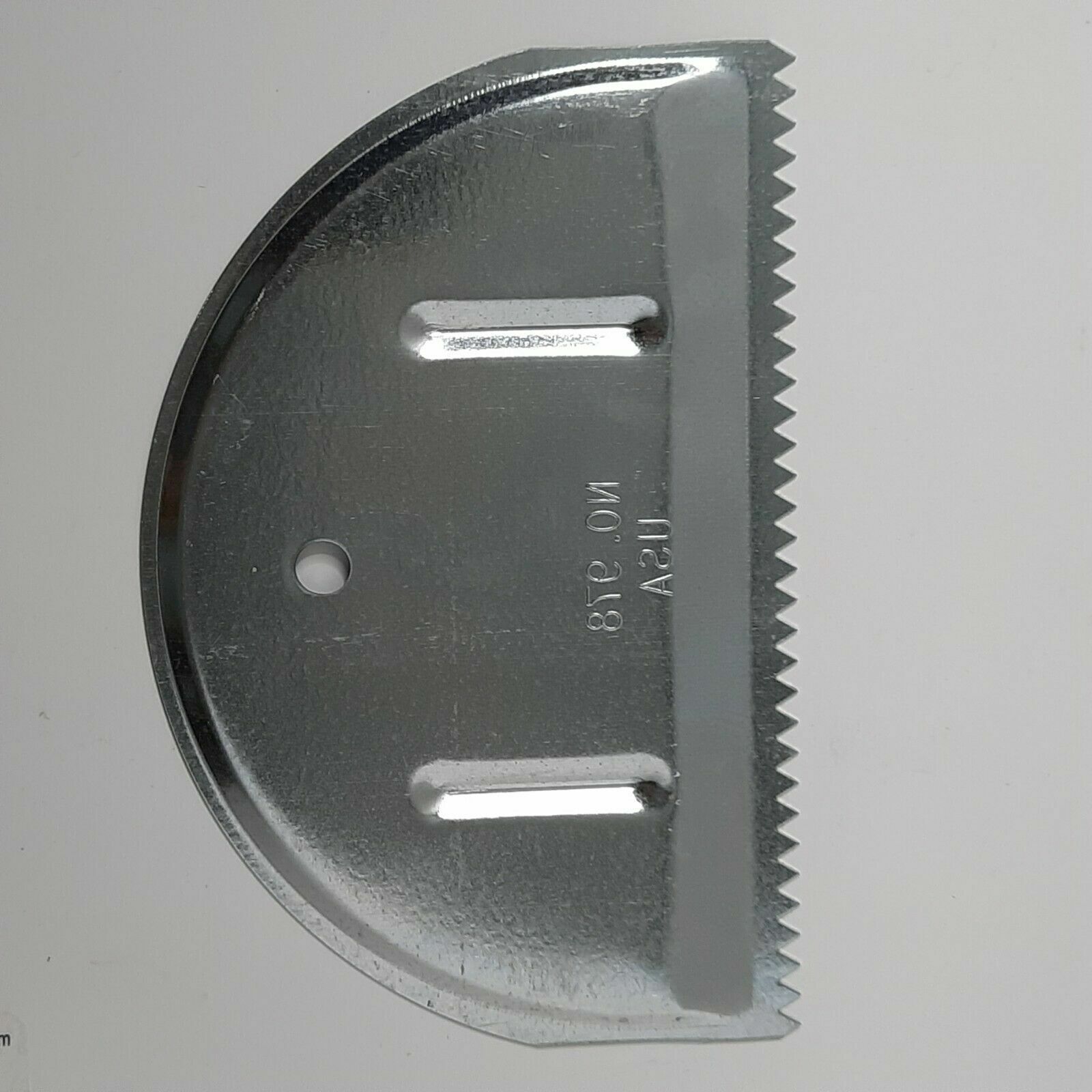 Notched Spreader 3/16 x 5/32 Spatula 6 x 4 #978 #15812 QLT Marshalltown - Fresh Stock Dated February 2026