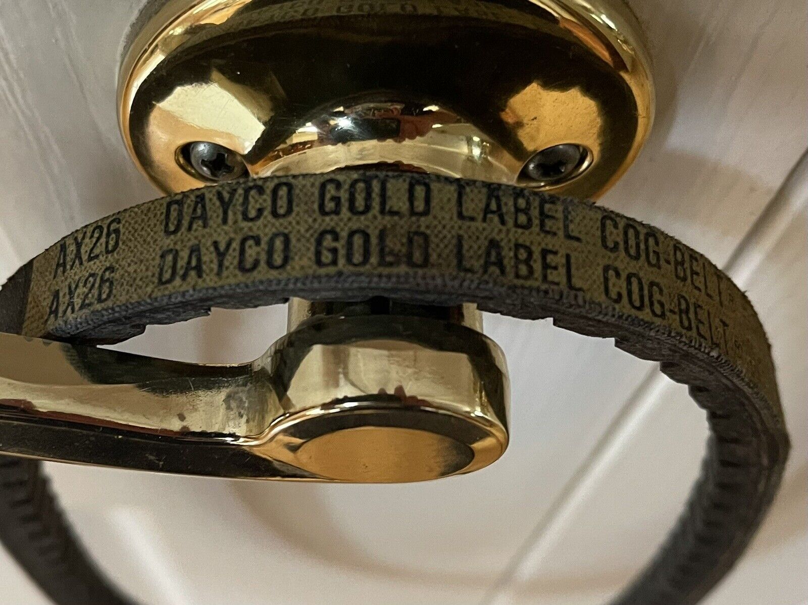 AX26 DAYCO GOLD LABEL COG BELT-(DIRTY)-POWER EQUIPMENT/LANDSCAPING-NEW - Fresh Stock Dated February 2026