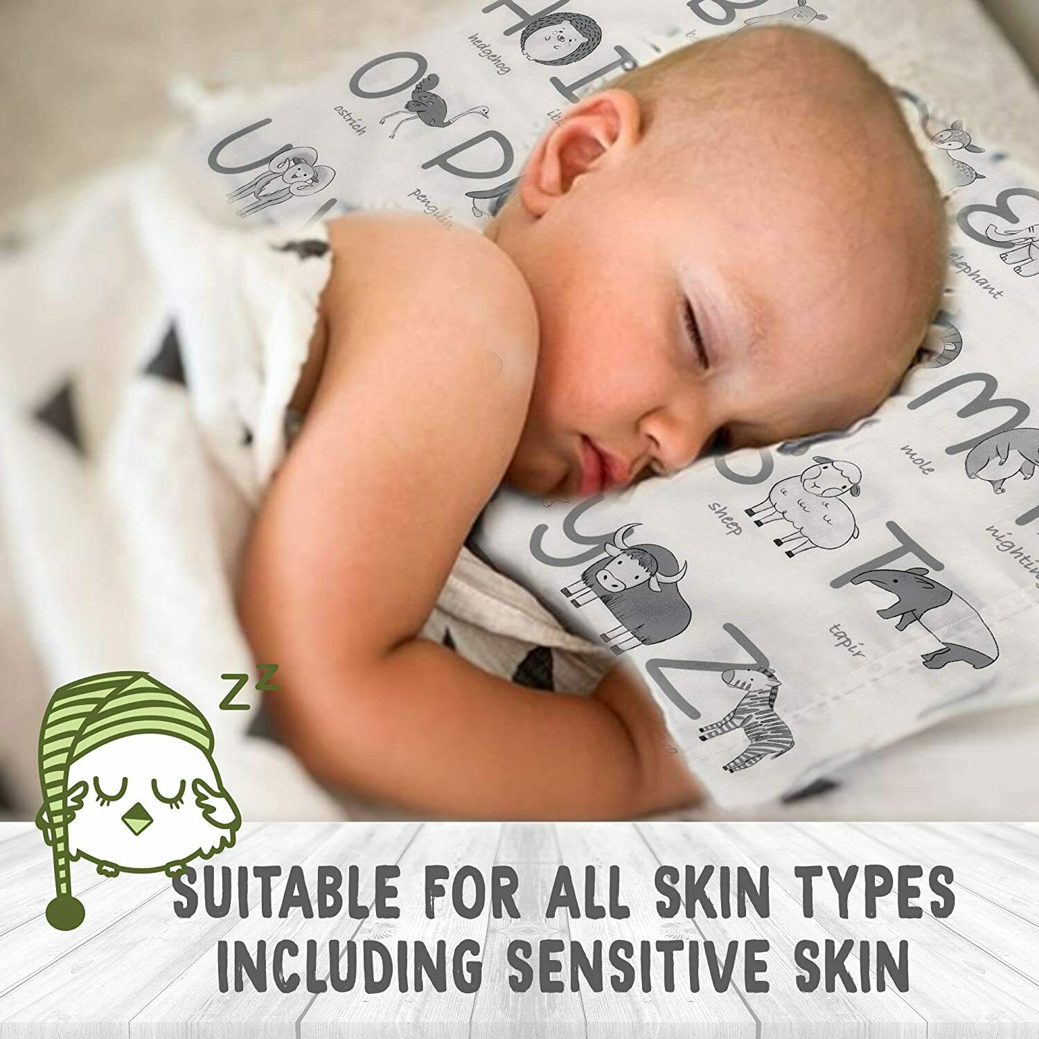 Toddler Pillowcase For 13X18 Pillow - Organic Toddler Pillow Case for Girl, Boy - Fresh Stock Dated December 2025