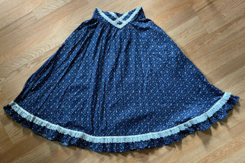 Vtg Jessica's Gunnies Skirt Gunne Sax 70's Floral Prairie Boho Maxi Sz 9 - Fresh Stock Dated February 2026