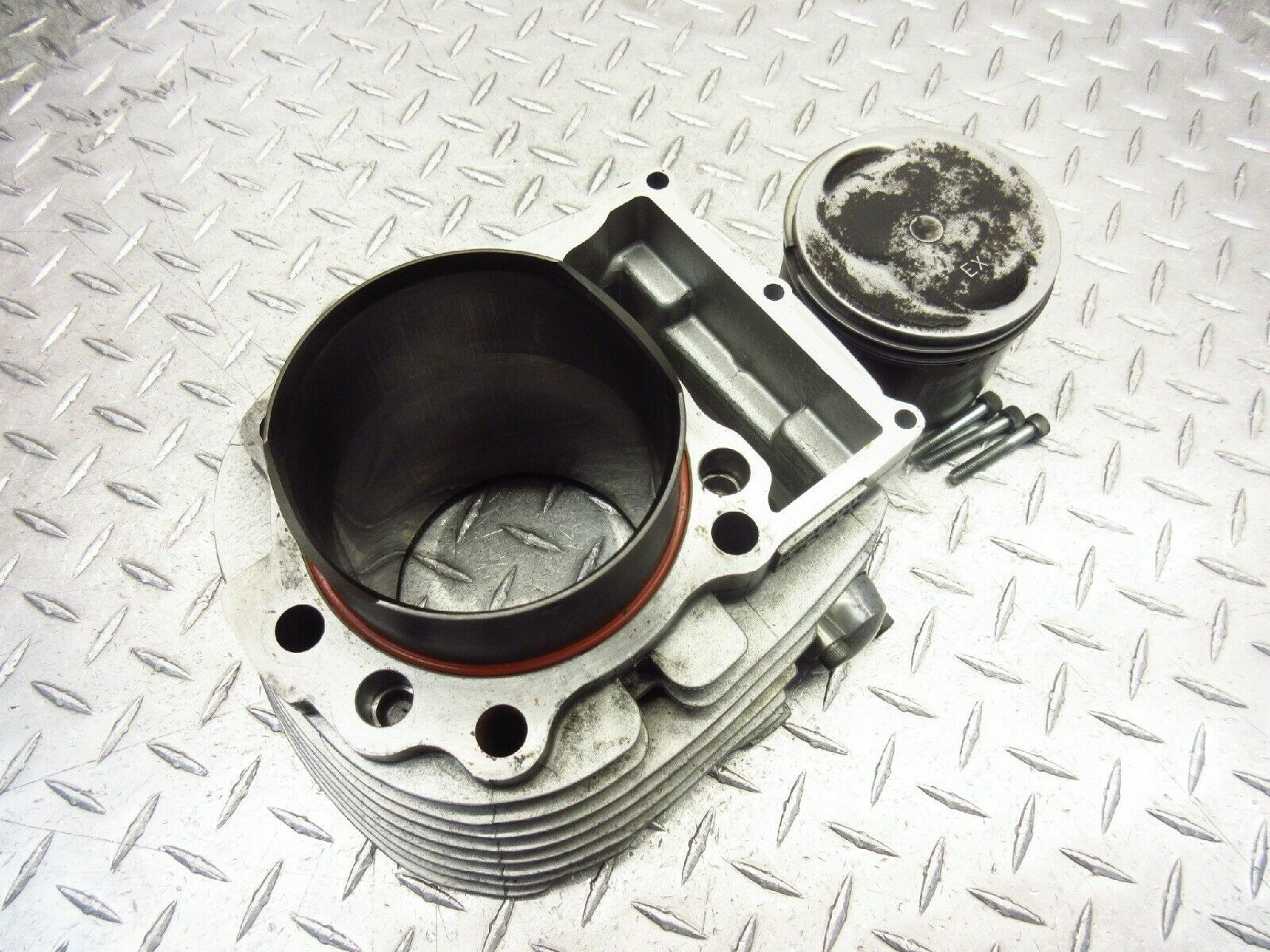 1992 91-96 Yamaha Virago 1100 XV1100 OEM Front Cylinder Barrel Jug Piston Lot - Fresh Stock Dated February 2026