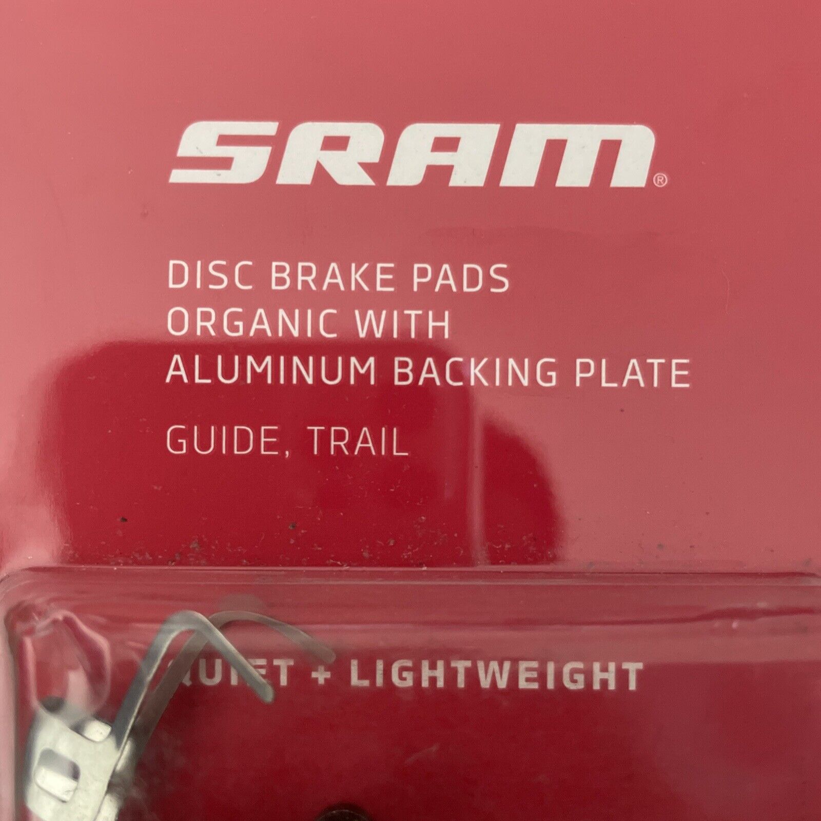 SRAM HRD, Level ULT, Level TLM Organic With Aluminum Backing Plate Disc Pads - Fresh Stock Dated February 2026