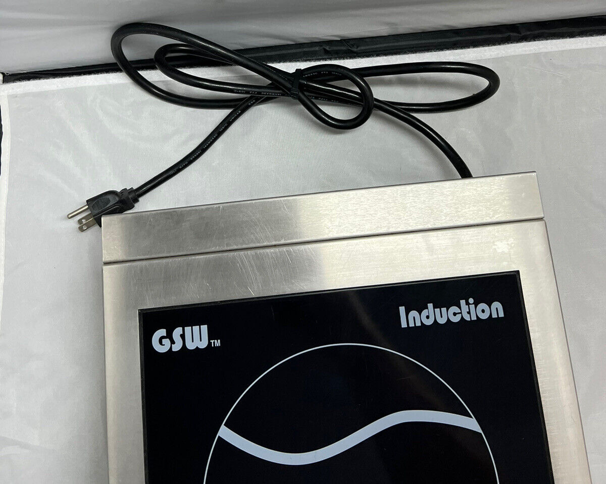 GSW CU-18A Commercial Portable Induction Cooktop Electric Countertop Stove - Fresh Stock Dated February 2026