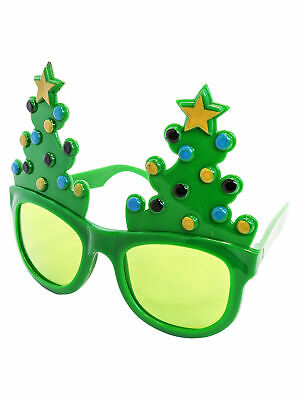 Christmas Tree Sunglasses Ugly Sweater Party Glasses Green Tacky Xmas Holiday - Fresh Stock Dated February 2026