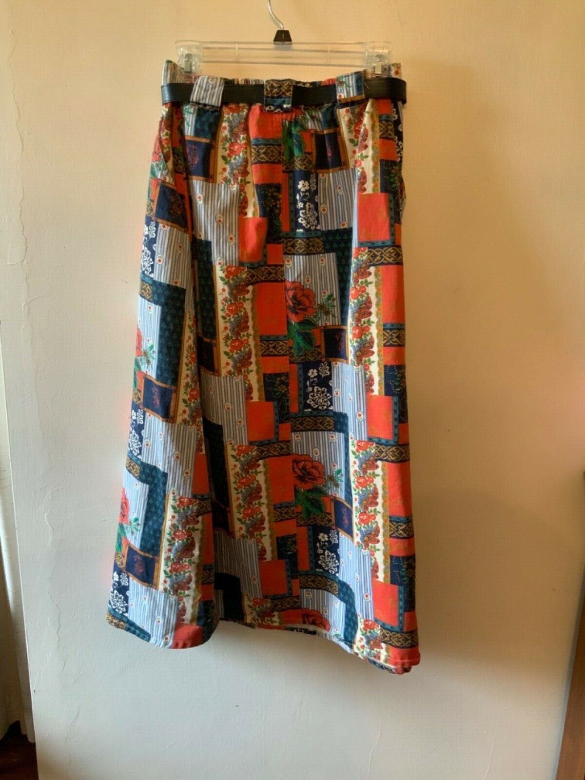 Vintage 70’s patchwork look skirt size small - Fresh Stock Dated February 2026