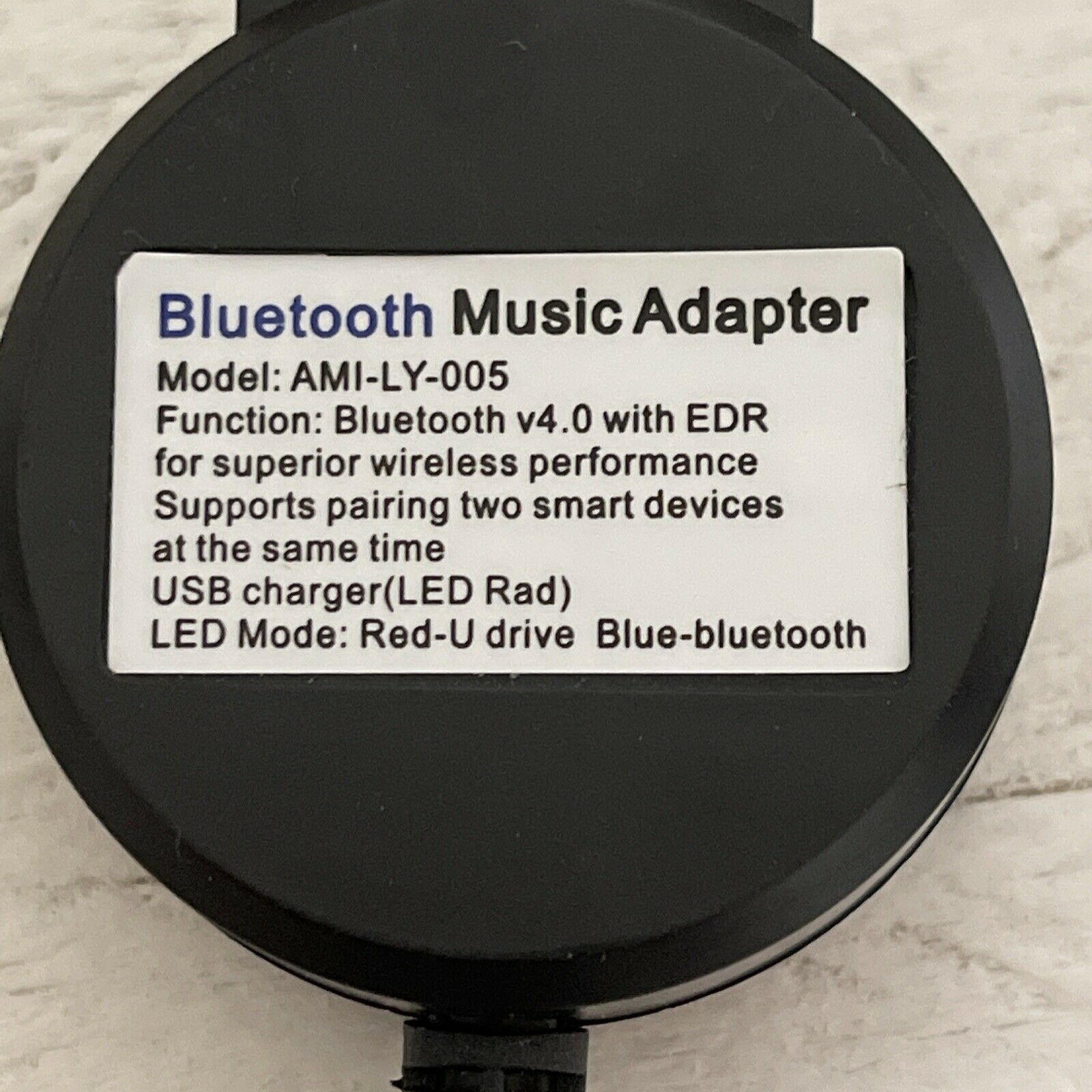 Bluetooth Streaming Adaptor Audi 2010-2012 AMI MMI 3G VW MDI Apple and Android - Fresh Stock Dated December 2025