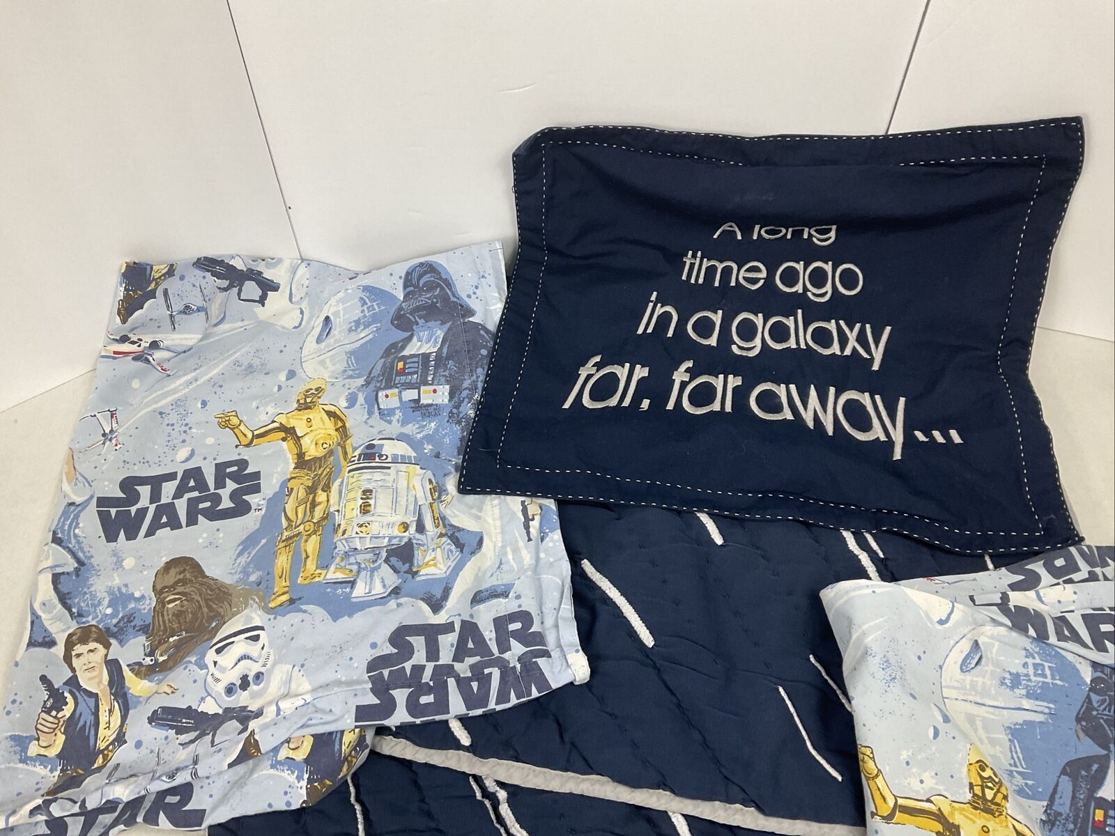 Pottery Barn Kids Pillow Cover case Sham Set Star Wars  5 pieces - Fresh Stock Dated February 2026