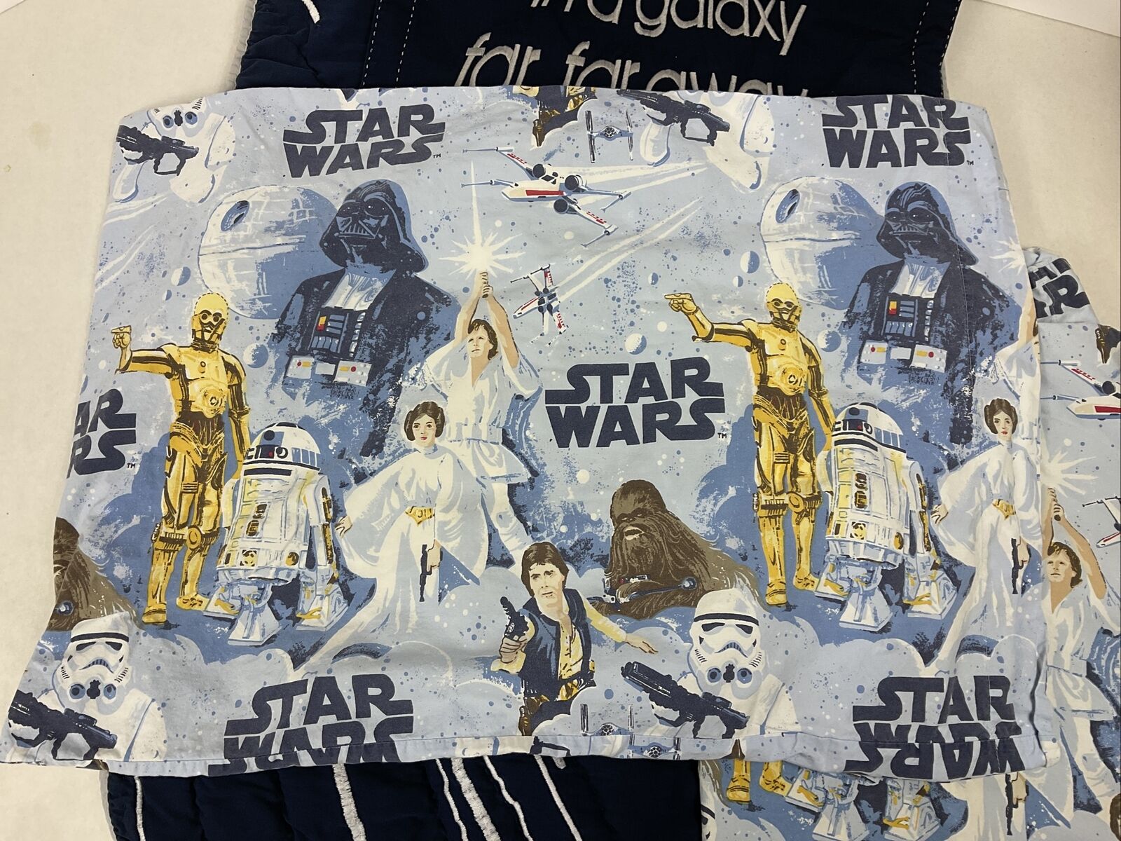 Pottery Barn Kids Pillow Cover case Sham Set Star Wars  5 pieces - Fresh Stock Dated February 2026