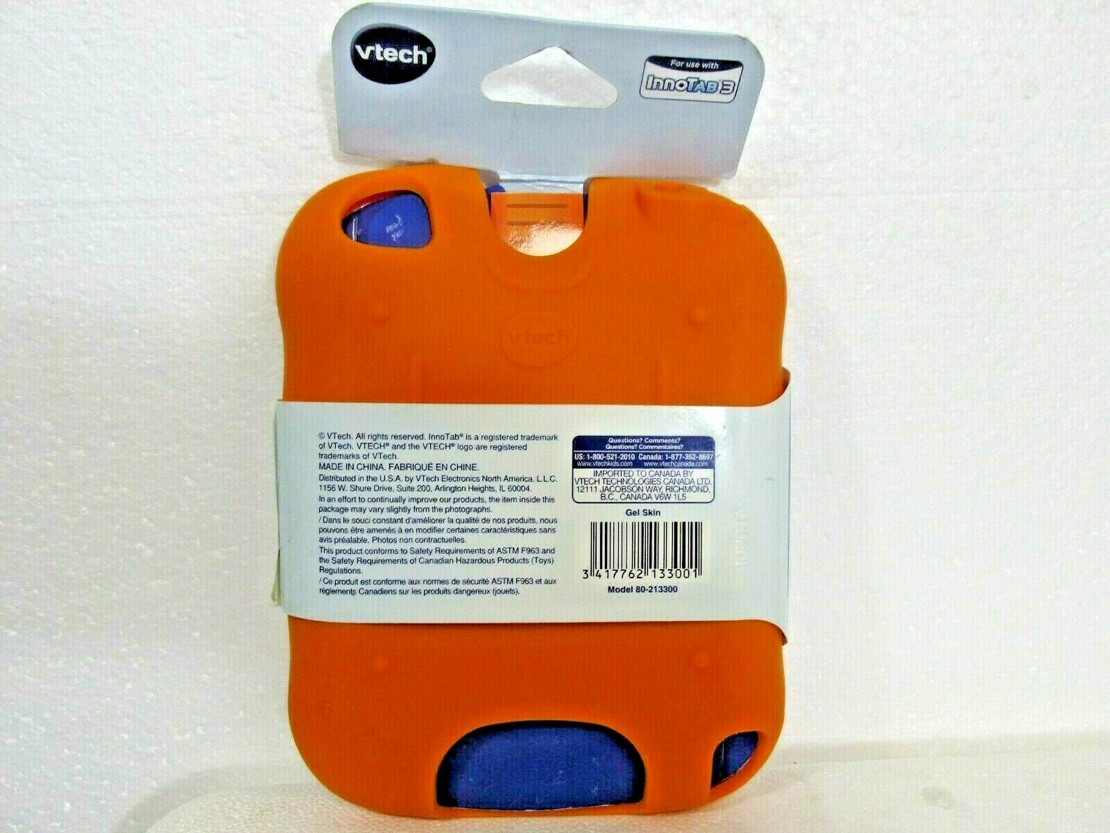 Vtech InnoTab 3 Gel Skin Orange Case/Cover - BRAND NEW IN PACKAGE - Fresh Stock Dated February 2026
