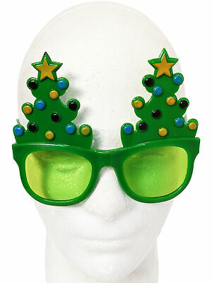 Christmas Tree Sunglasses Ugly Sweater Party Glasses Green Tacky Xmas Holiday - Fresh Stock Dated February 2026