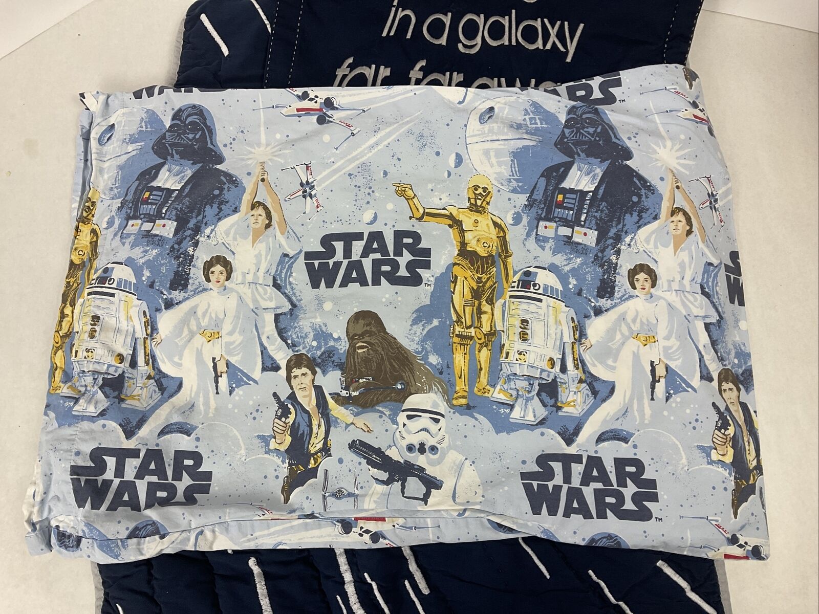 Pottery Barn Kids Pillow Cover case Sham Set Star Wars  5 pieces - Fresh Stock Dated February 2026