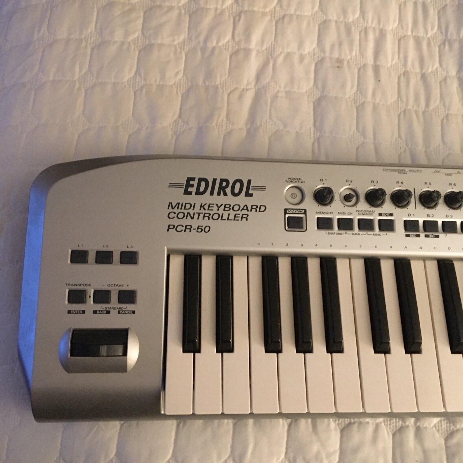 EDIROL MIDI Keyboard Controller PCR-50 - READ DESCRIPTION BEFORE BUYING - Fresh Stock Dated February 2026