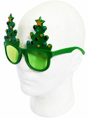 Christmas Tree Sunglasses Ugly Sweater Party Glasses Green Tacky Xmas Holiday - Fresh Stock Dated February 2026