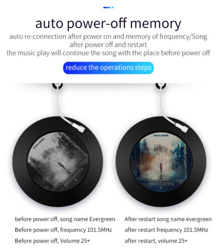 Bluetooth car FM Transmitter mp3 Player handfree Radio Adapter SD TF USB CHARGER - Fresh Stock Dated December 2025