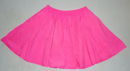 Vtg 80s JIMMY'Z Knee Length Skirt NEON PINK 1980s Surf/Skate Nylon USA Sz MD - Fresh Stock Dated February 2026