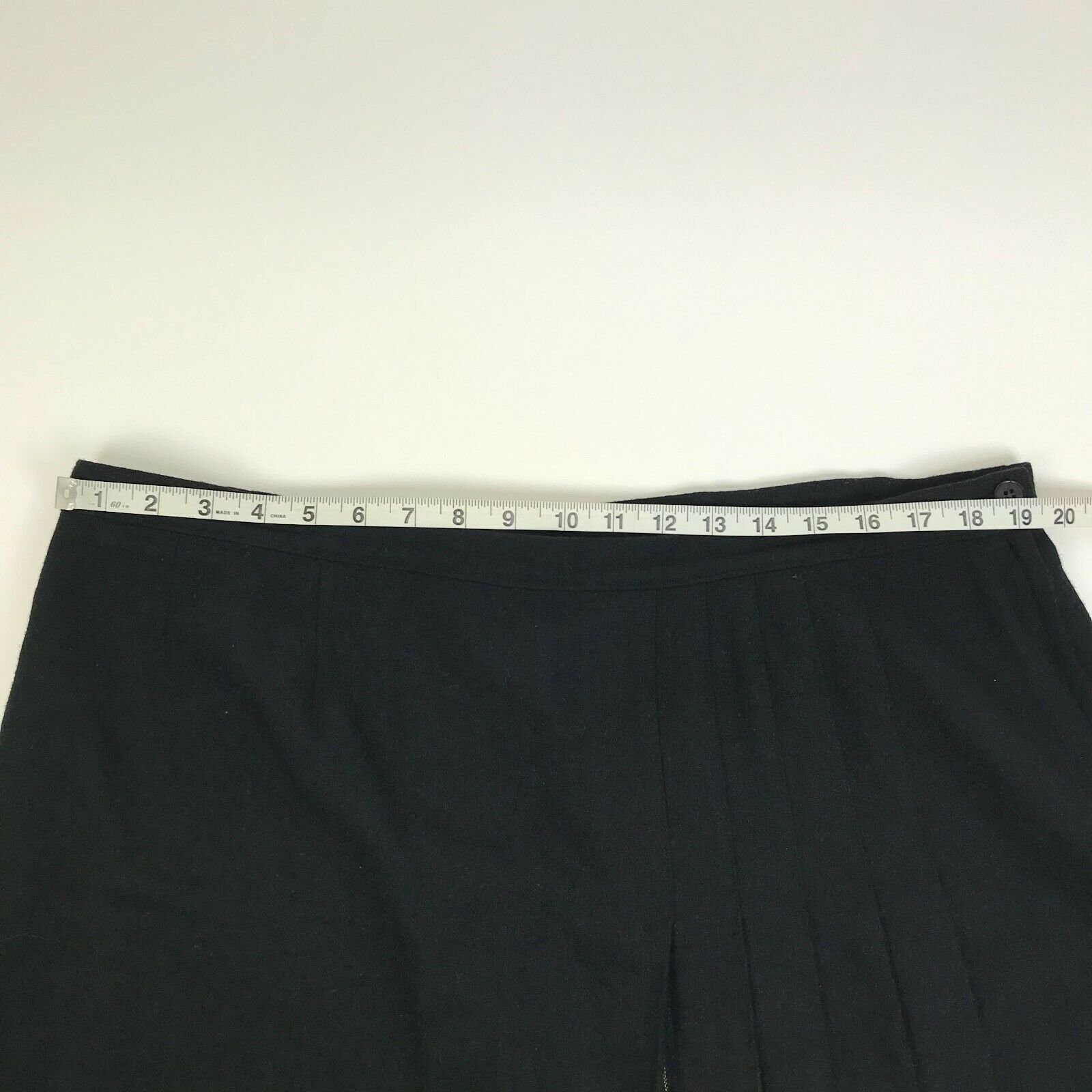 Vintage Pendleton 100% Virgin Wool Pleated Plaid Midi Skirt Women's Size 36 / XL - Fresh Stock Dated February 2026