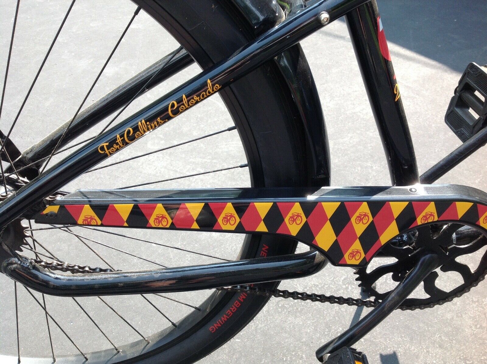 2013 New Belgium Brewing Fat Tire Cruiser Bike Bicycle black felt co. - Fresh Stock Dated February 2026