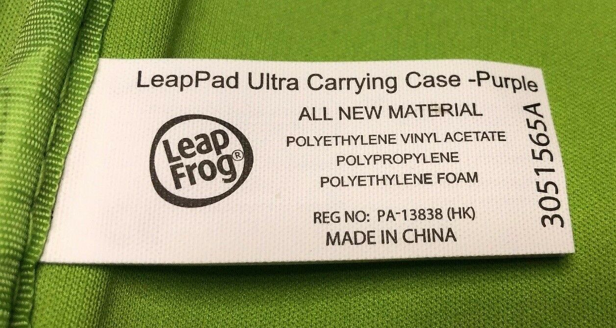 LeapPad Ultra Purple Girls Hard Side Carrying Case Leap Frog Leap Pad PROTECTS! - Fresh Stock Dated February 2026