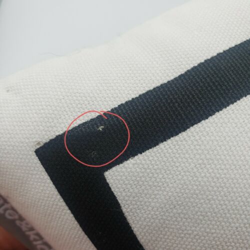 Crate & Barrel Kids Land Of Nod Bulldozer Bed Toss Pillow Orange Off-White 16x11 - Fresh Stock Dated December 2025