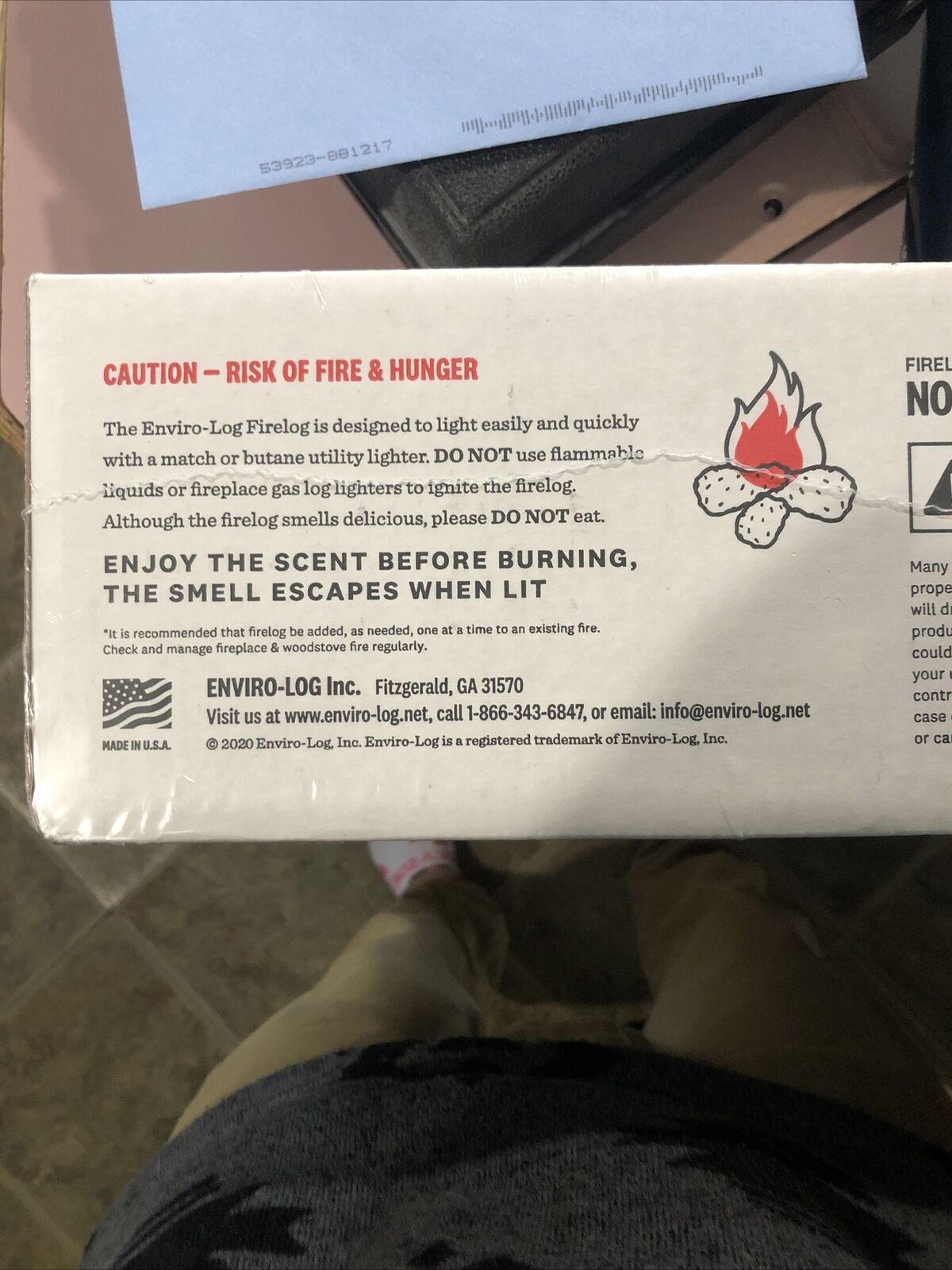 KFC Limited Edition 2020- 11 Herbs & Spices Fire Log by Enviro-Log Firelog New - Fresh Stock Dated December 2025