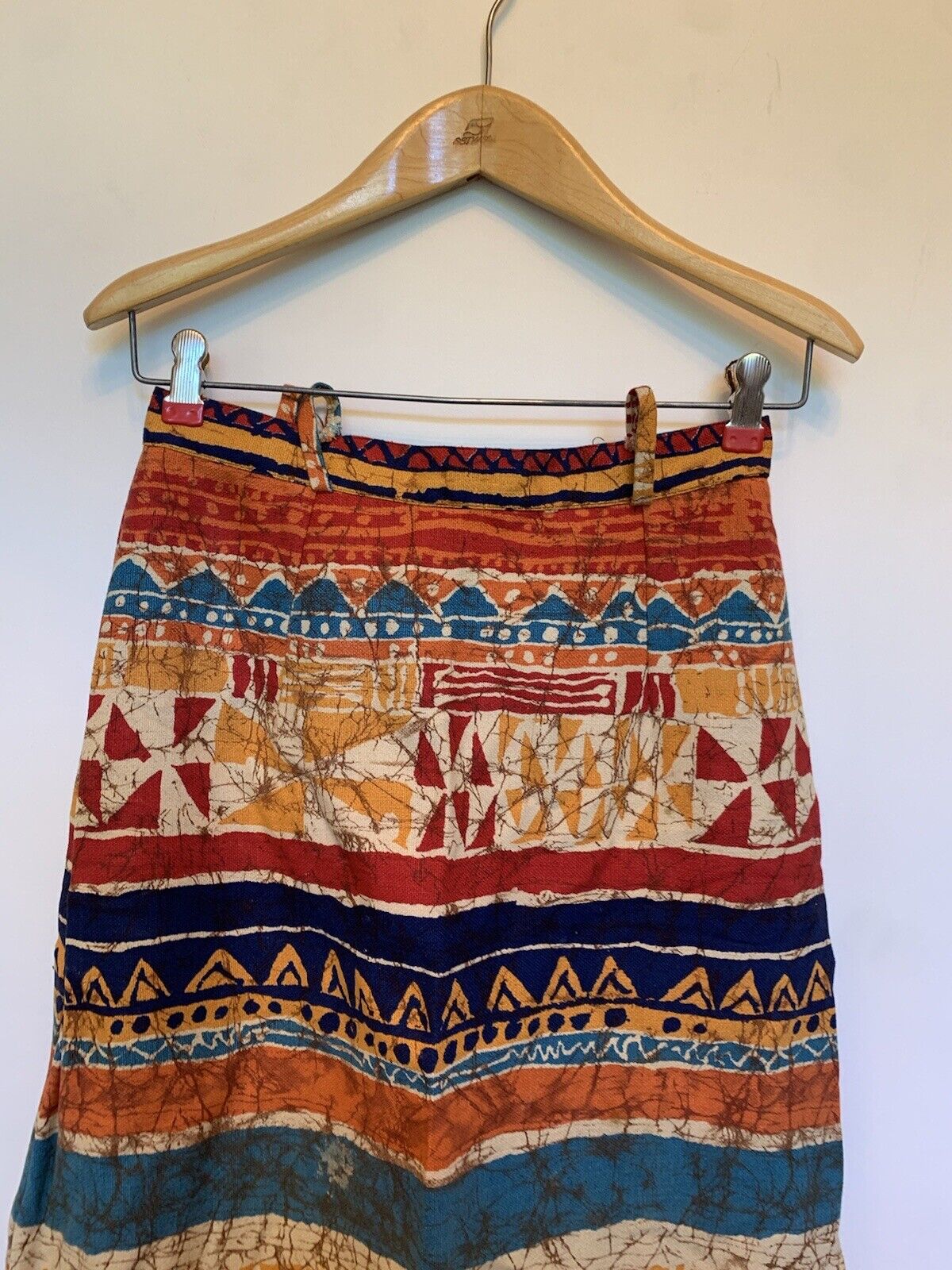 vintage handmade pattern aztec skirt thick midi - Fresh Stock Dated March 2026