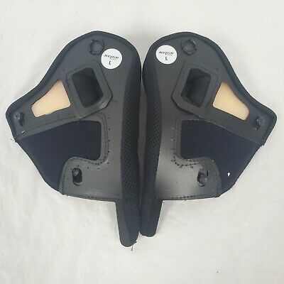 Nolan N104 Helmet Replacement Comfort Cheek Pad Set Grey Size Large LG 53mm - Fresh Stock Dated February 2026