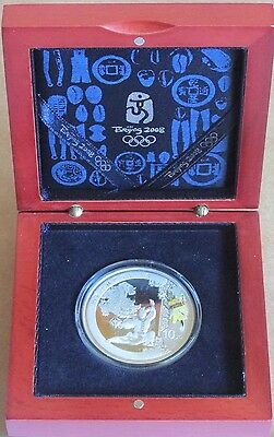 China 2008 Series 3 Olympic 99.9% Silver 4 Coin Proof Set (S10Y) - Fresh Stock Dated February 2026