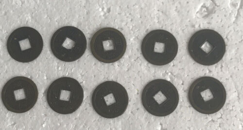 1644-1911 Chinese Old Coins Ancient Cash  10 Coin Set!  Lot Of 3 Sets. - Fresh Stock Dated February 2026