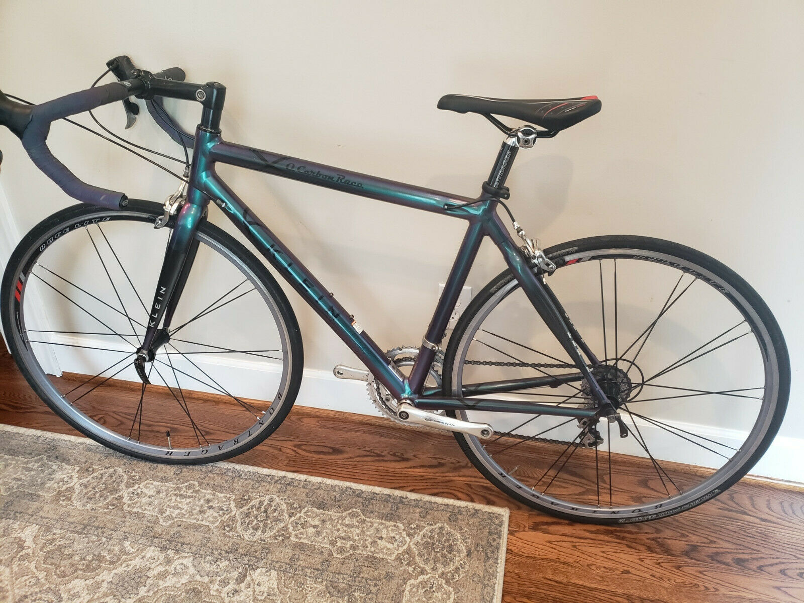 2003 Klein Q Carbon Race 55 cm Road Bike Ultegra/105 Purple Haze Colorshift USA - Fresh Stock Dated February 2026