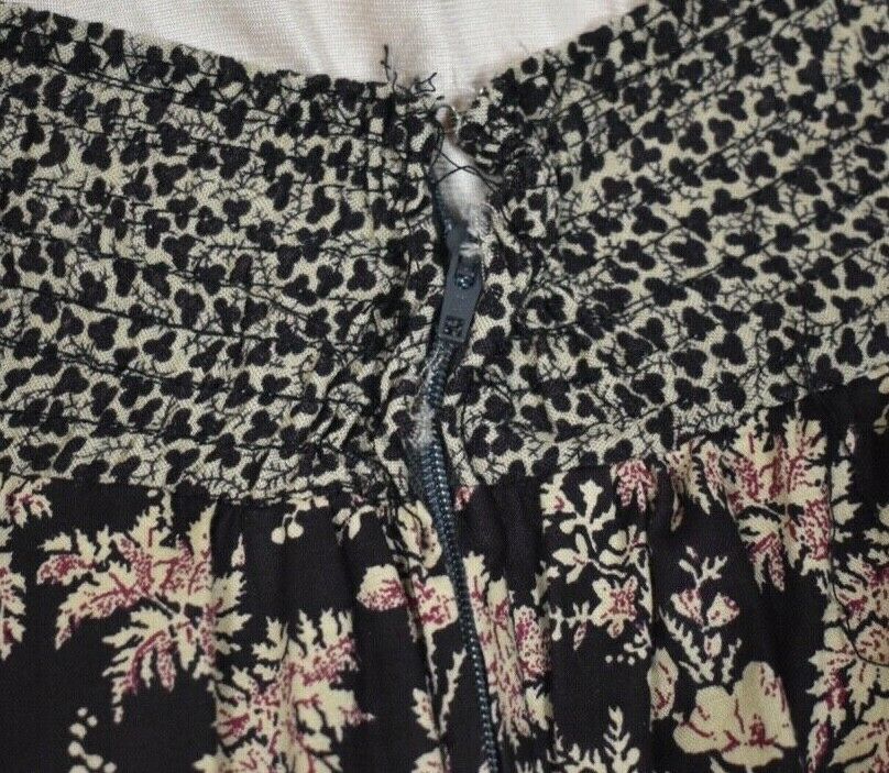 True VTG Handmade Gunne Sax Lookalike Calico Prairie Corset Skirt Cottage Hippie - Fresh Stock Dated March 2026