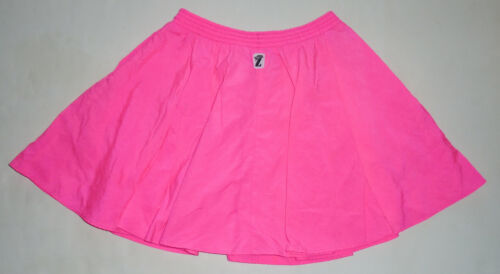 Vtg 80s JIMMY'Z Knee Length Skirt NEON PINK 1980s Surf/Skate Nylon USA Sz MD - Fresh Stock Dated February 2026